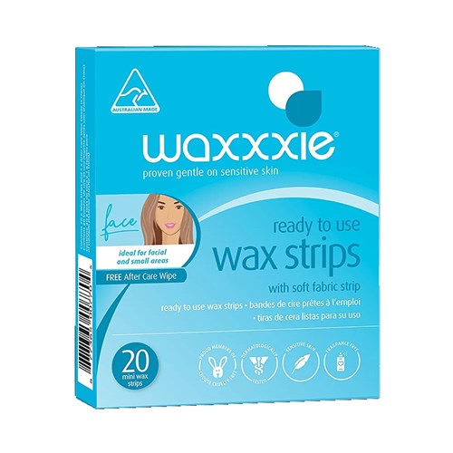 Ready To Use Facial Wax Strips - Sensitive Hypoallergenic